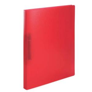 Schulordner A4, 2-D-Ring 25 mm transluzent rot HERMA 19163 (4008705191630)