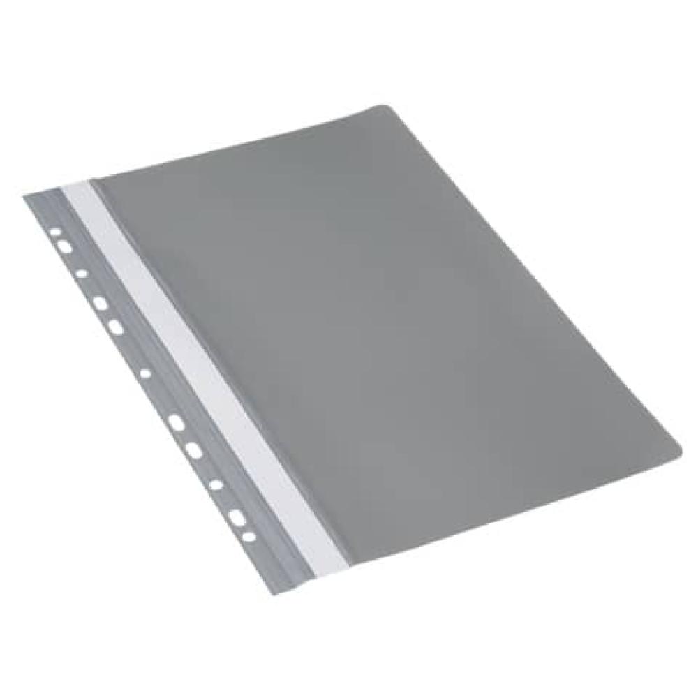 Schnellhefter A4, Multilochung PVC grau Donau 1704001-13 (9003106568857)