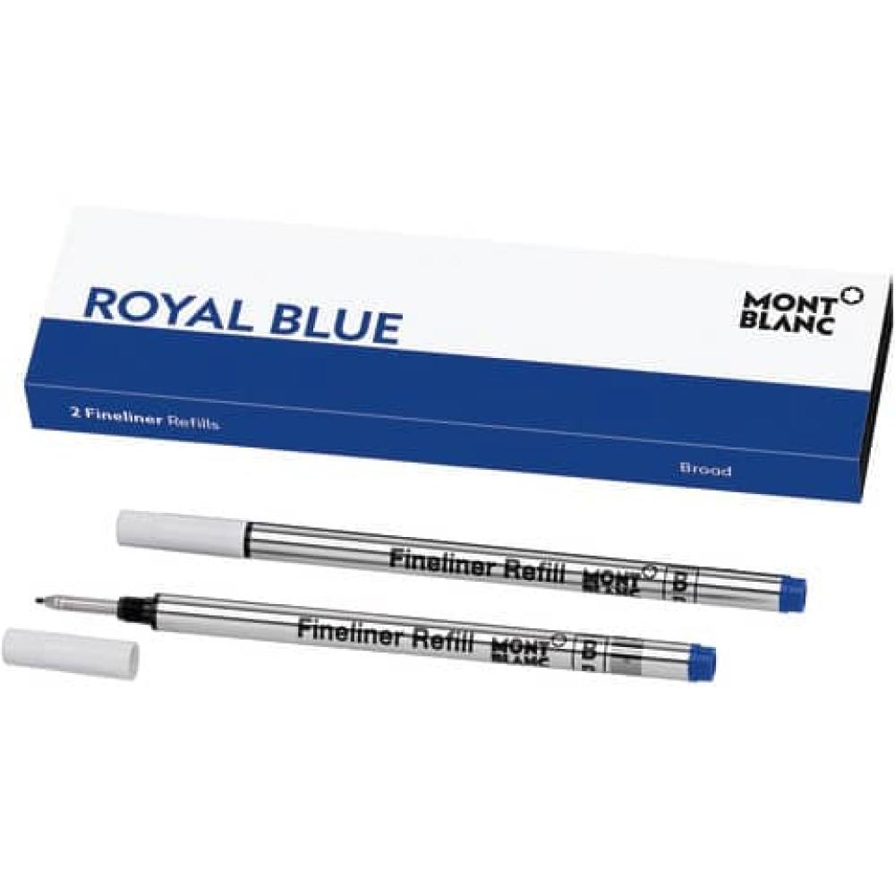 Feinlinermine B 2 Stück royal blue MONTBLANC MB128249 (4062037052717)