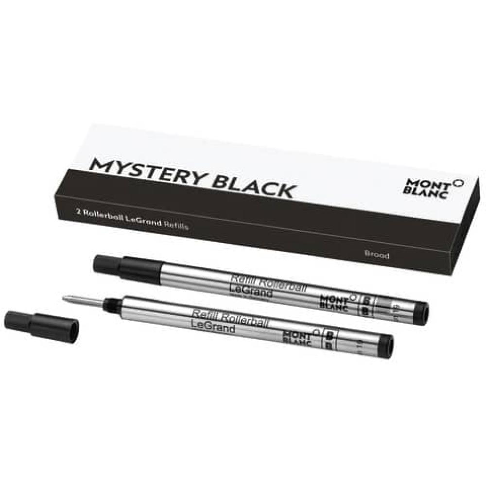 Tintenrollermine LeGrand B 2 Stück mystery black MONTBLANC MB128226 (4062037052489)