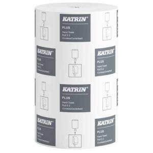 Rollenhandtuch Plus 2-lagig weiß 12 Rollen a 60 m KATRIN 2634 (6414301002634)