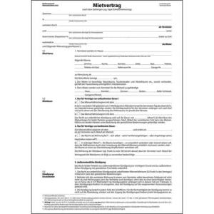 Mietvertrag- ehemals Einheitsmietvertrag A4, 6 seitig SIGEL MV466 (4004360915567)