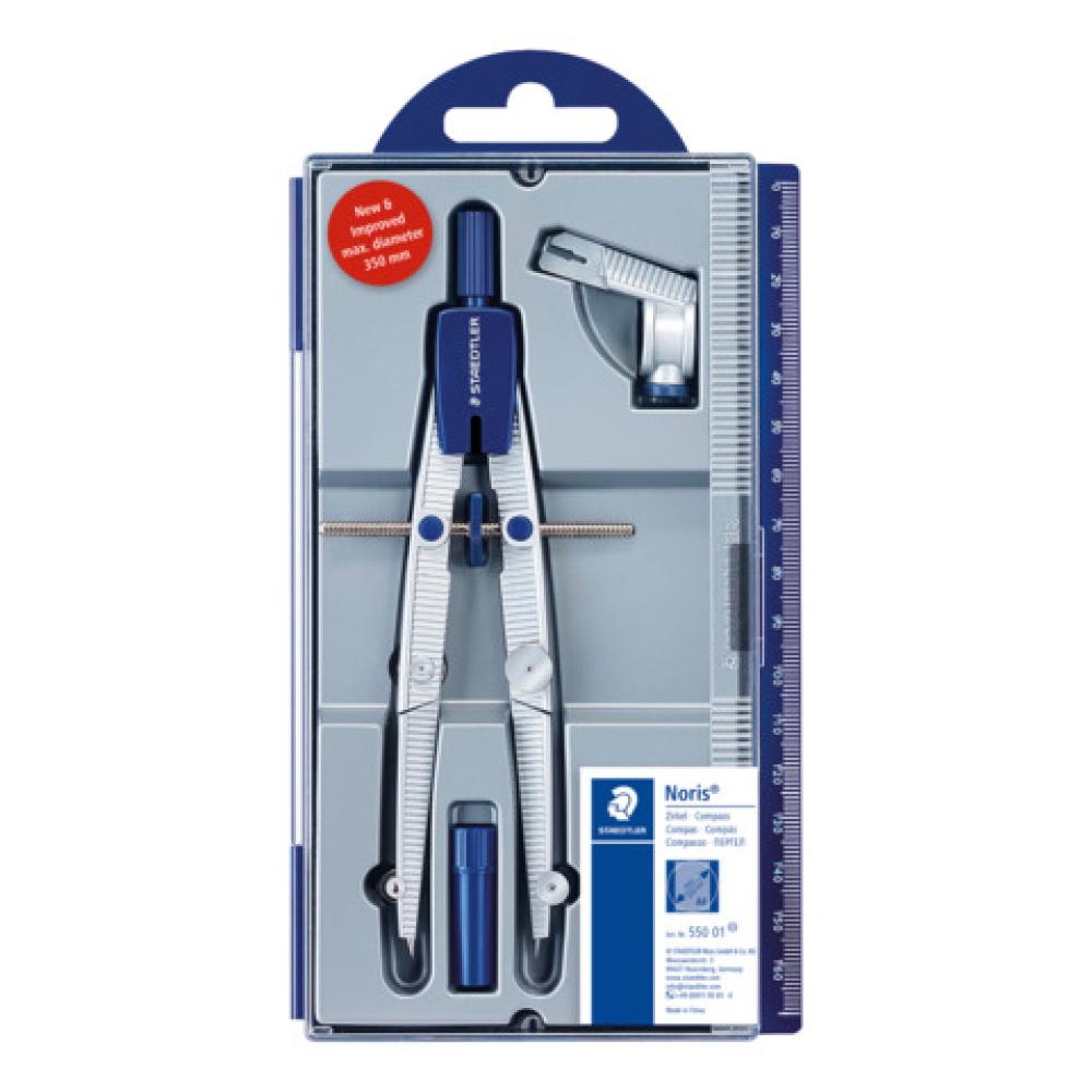 Staedtler Zirkel Noris Club 550 Silber 550 01 (4007817550007)