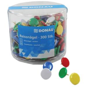 Reißnägel  10 mm sortiert Dose 300 Stück Donau 7832001-99 (9004546394600)