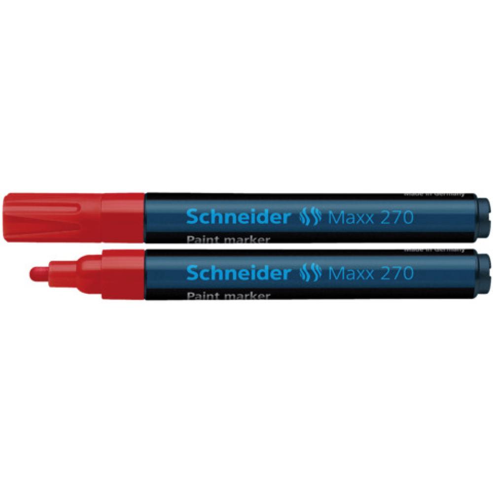Lackmarker Maxx 270 Rundspitze 1-3 mm rot SCHNEIDER SN127002 (4004675009302)