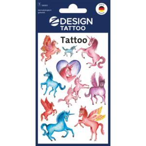Z-Design Kinder Tattoos Einhörner 1 Bogen 10 Tattoo AVERY ZWECKFORM 56669 (4004182566695)