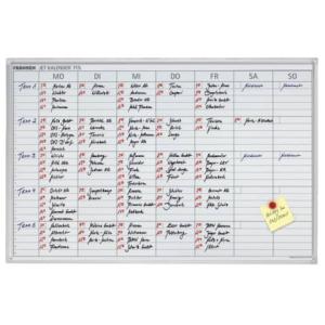 JetKalender 715, 25 Mitarbeiter 7-Tage-Woche 90x60 cm FRANKEN JK715 (4016946055260)