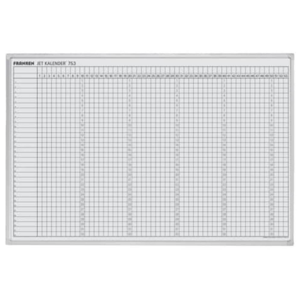 JetKalender 753 53 Kalenderwochen 90x60 cm FRANKEN JK753 (4016946058209)