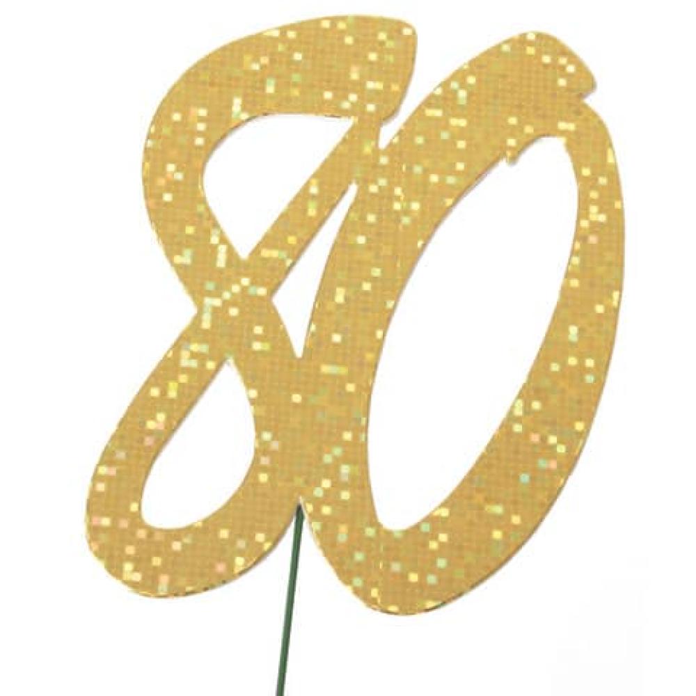 Jubiläumszahl 80 gold 2513980 (4014983139806)