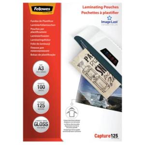 Laminierfolie Capture A3, glänzend 125 mym 100 Stück FELLOWES 5307506 (0077511530753)