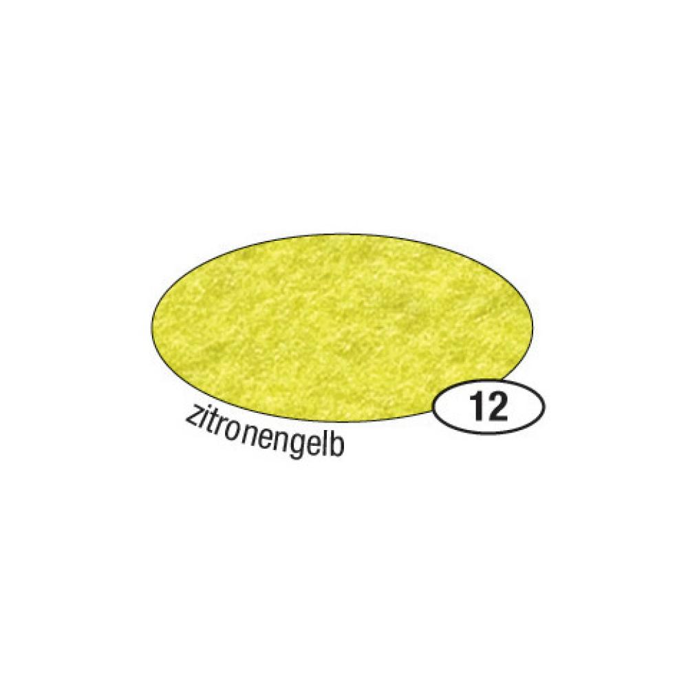 Folia Bastelfilz Zitronengelb 10 Bogen 520412 (4001868524123)