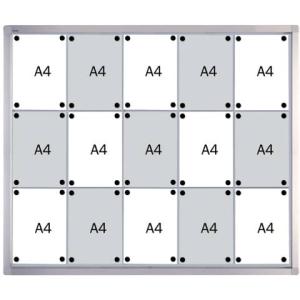 Schaukasten PRO 15x A4, Schiebetür 117,5x99x4,6 cm magnethaftend FRANKEN SK6115 (4016946201995)