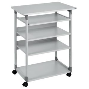 PC Arbeitsstation Standard ausziehbarer Tastaturboden grau DURABLE 3720 10 (4005546301808)