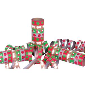 Luftschlangen Glückssymbole 1,4x400 cm 3 Rollen sortiert RIETHMÜLLER 6341 (4009775634119)