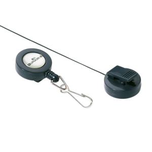 Ausweishalter Jojo mit Karabinerhaken Aufrollmechanik ca. 80 cm anthrazit DURABLE 8221 58 (4005546802008)