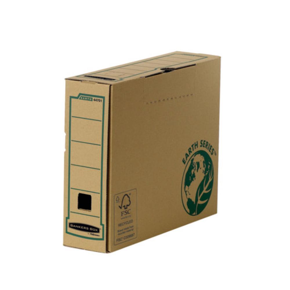 20 Bankers Box Archivboxen Earth Series 80mm A4 Braun 8,0 X 31,9 X 25,4 Cm 4470101 (0043859577804)