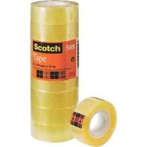 Klebeband Transparent 508, PP 33 mx19 mm 8 Rollen SCOTCH 5081933 (4001895919947)