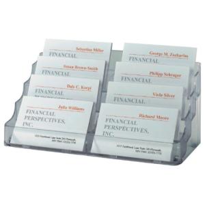 Visitenkarten-Aufsteller glasklar für bis zu 560 Karten (max. 94x85 mm) SIGEL VA138 (4004360966484)