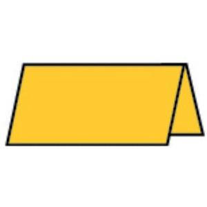 Tischkarte Paperado 10x10 cm 220 g qm ocker gerippt RÖSSLER 16403043 (4014969352298)