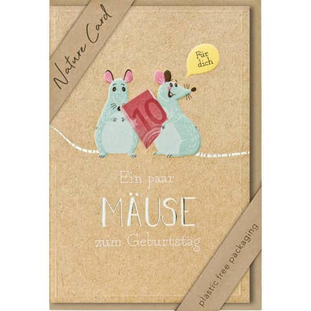 Glückwunschkarte Geldgeschenk Nature Card inkl. Umschlag BSB 69-3009-2 (4000867730696)