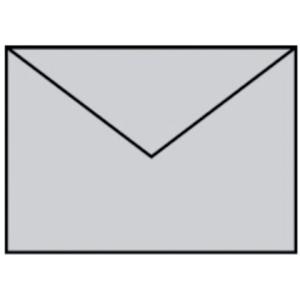 Briefhülle Paperado B6, 100 g qm eisgrau gerippt Seidenfutter RÖSSLER 164020170 (4014969349434)