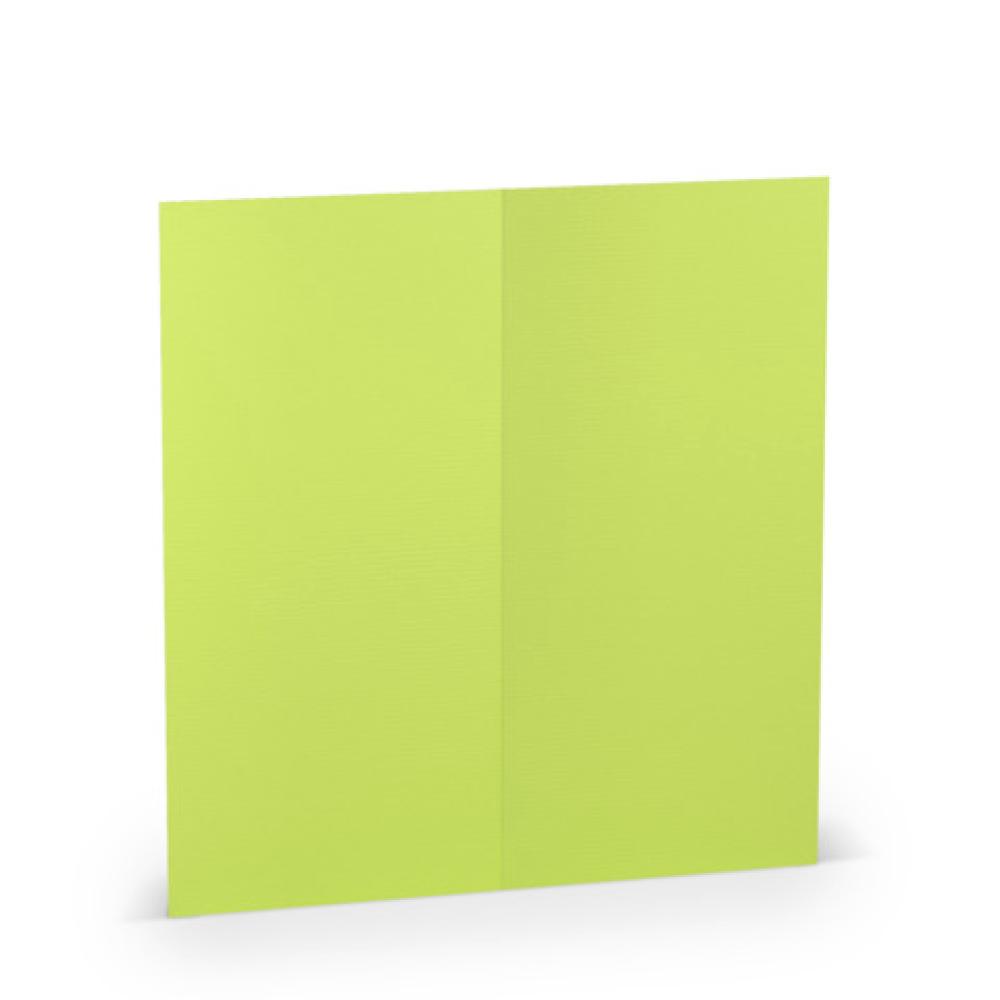 Briefkarte Paperado DL 220 g qm doppelt hoch planliegend maigrün gerippt RÖSSLER 16406922 (4014969240281)