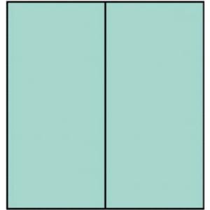 Briefkarte Paperado DL 220 g qm doppelt hoch planliegend karibik gerippt RÖSSLER 164069174 (4014969489222)