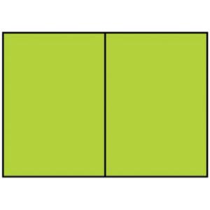 Briefkarte Paperado A6, 220 g qm doppelt hoch planliegend maigrün gerippt RÖSSLER 16407022 (4014969240717)