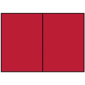 Briefkarte Paperado A6, 220 g qm doppelt hoch planliegend rot gerippt RÖSSLER 16407036 (4014969240755)
