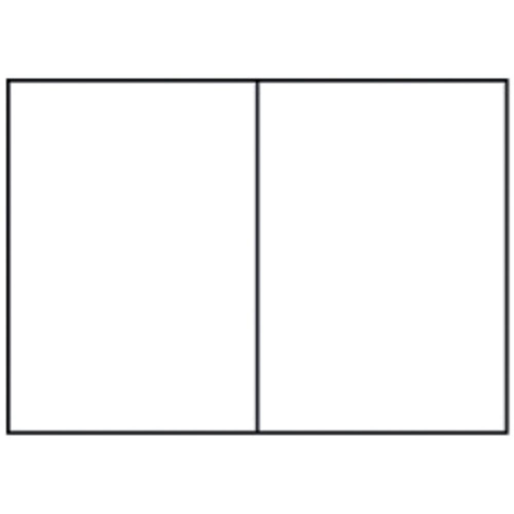 Briefkarte Paperado B6, 220 g qm doppelt hoch planliegend weiß gerippt RÖSSLER 16407209 (4014969241509)