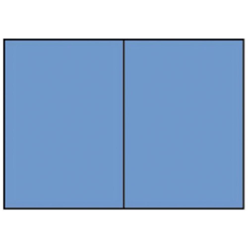 Briefkarte Paperado B6, 220 g qm doppelt hoch planliegend dunkelblau gerippt RÖSSLER 16407235 (4014969241608)