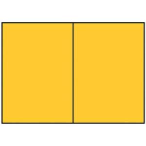 Briefkarte Paperado B6, 220 g qm doppelt hoch planliegend ocker gerippt RÖSSLER 16407243 (4014969241639)