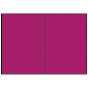 Briefkarte Paperado B6, 220 g qm doppelt hoch planliegend amarena gerippt RÖSSLER 16407246 (4014969597484)