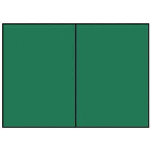 Briefkarte Paperado B6, 220 g qm doppelt hoch planliegend tannengrün gerippt RÖSSLER 16407297 (4014969241769)