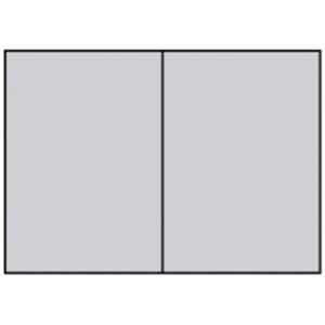 Briefkarte Paperado B6, 220 g qm doppelt hoch planliegend eisgrau gerippt RÖSSLER 164072170 (4014969349632)