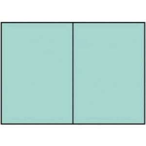 Briefkarte Paperado B6, 220 g qm doppelt hoch planliegend karibik gerippt RÖSSLER 164072174 (4014969489253)