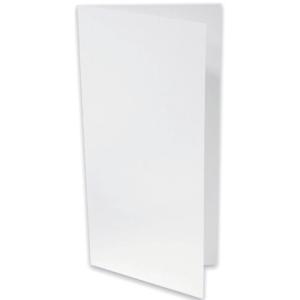 Briefkarte Paperado DL 250 g qm doppelt hoch marble white metallic RÖSSLER 164003302 (4014969557051)