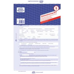 Einheitsmietvertrag Wohnungen und Häuser DIN A4, mit Übergabeprotokoll gelb AVERY ZWECKFORM 2873 (4004182028735)
