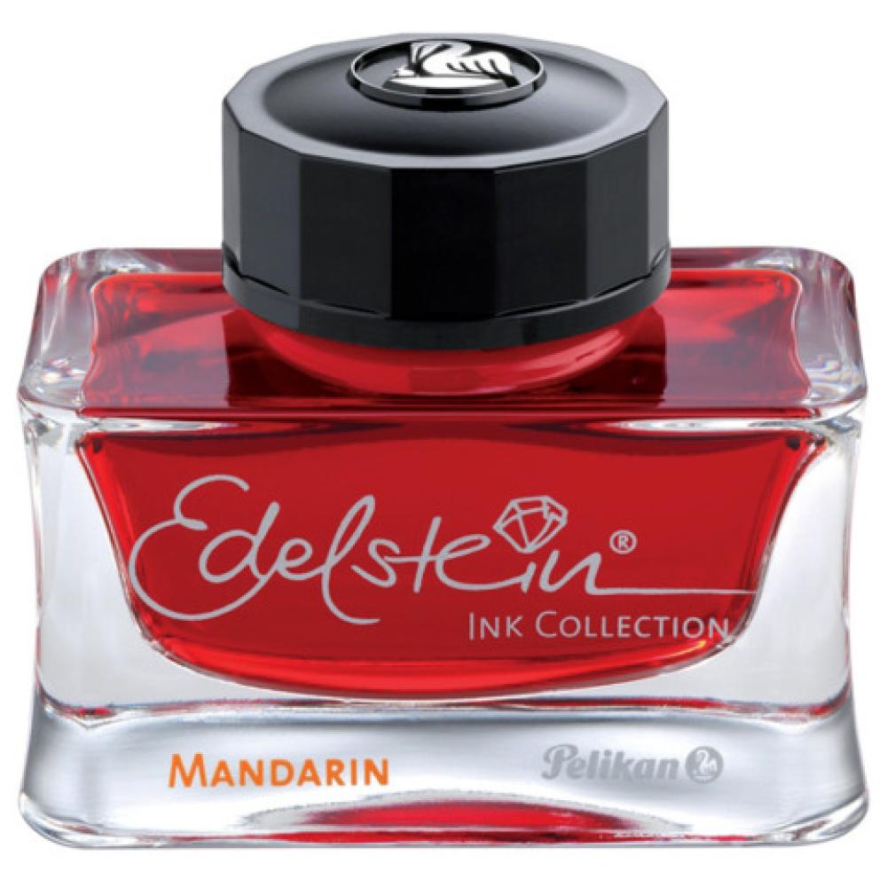 Edelstein Ink 50 ml Glasflacon mandarin (orange) PELIKAN 100436204 (4012700339348)