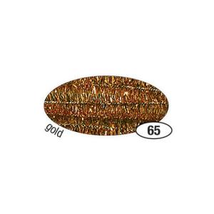 Chenilledraht 8 mm 10 Stück gold FOLIA 77865 (4001868780659)