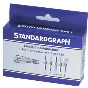 Linolschnitt-Besteck 6 tlg. STANDARDGRAPH 560025 (4014509098815)