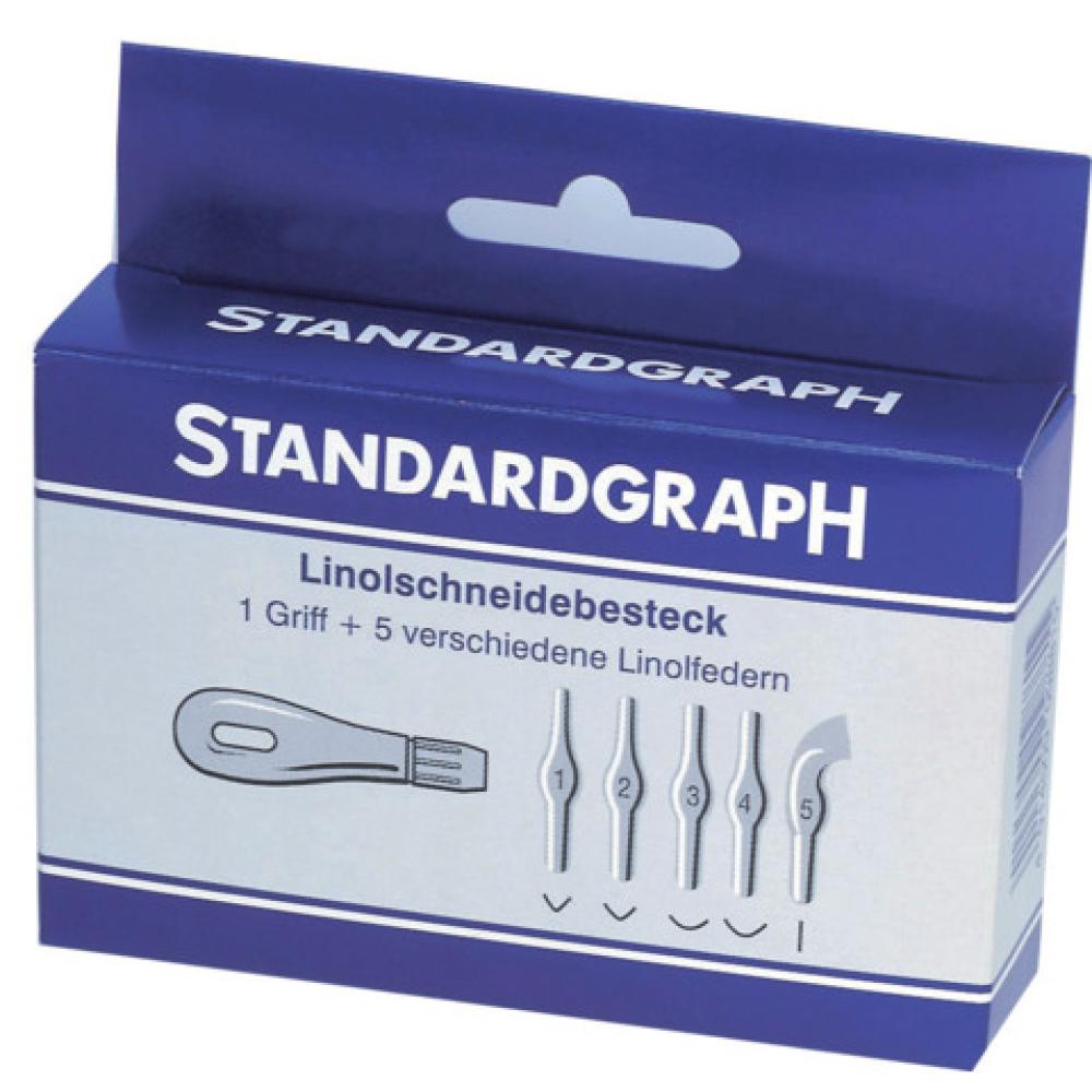 Linolschnitt-Besteck 6 tlg. STANDARDGRAPH 560025 (4014509098815)