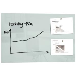 Glas-Magnetboard Artverum super-weiß 100x65 cm SIGEL GL141 (4004360887635)