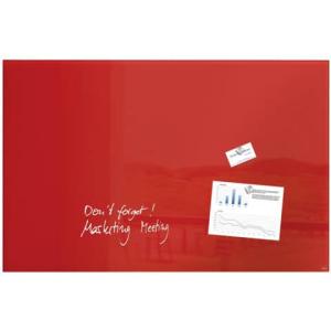 Glas-Magnetboard Artverum rot 100x65 cm SIGEL GL142 (4004360833526)