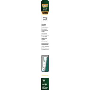 Abheftstreifen für Drahtbindung 34 Stanzlöcher transparent 100 St. Packung FELLOWES 5360501 (0043859641567)