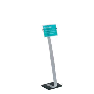 Durable Infoständer Crystal Sign Silber Din A4 481823 (4005546404363)