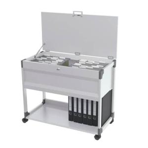 Hängemappenwagen SYSTEM FILE TROLLEY 100 MULTI TOP grau DURABLE 3787 10 (4005546301853)
