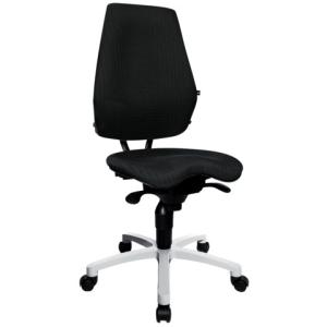 Bürodrehstuhl ALUSTAR Basic ohne Armlehnen schwarz TOPSTAR JJ700 G20 (4014296478265)