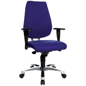 Fitness-Design-Drehstuhl SITNESS 30 blau Teppichrollen TOPSTAR SI99K G26 (4014296014753)