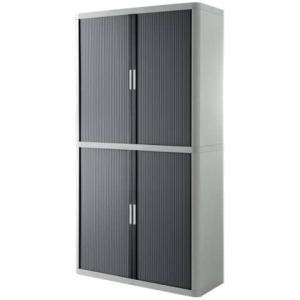 Rollladenschrank easyOffice 2-Meter Schrank grau anthrazit Paperflow E2CT0000300028 (3660141926989)